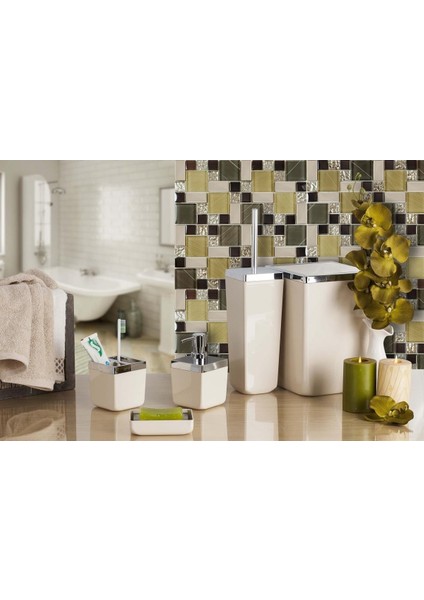 Toskana 5 Parça Banyo Seti Bej