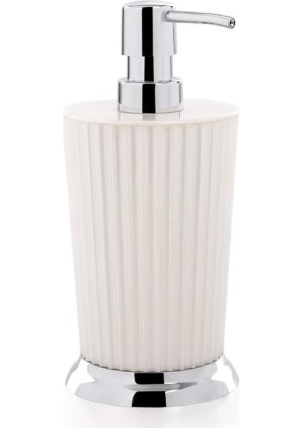 Nely Beyaz Krom Kaplama Sıvı Sabunluk