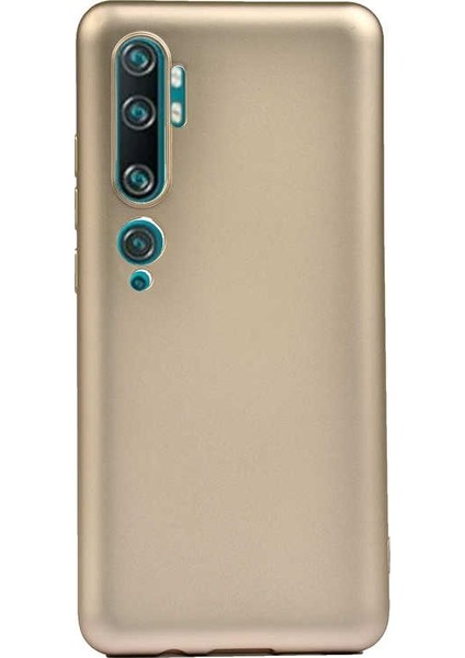 Xiaomi Mi Note 10 Pro Kılıf Premier Silikon Esnek Koruma Gold