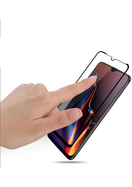 Samsung Galaxy A01 Full Kapatan Renkli Cam Tam Koruma - Siyah fiyatları