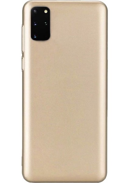 Samsung Galaxy S20 Plus Kılıf Premier Silikon Esnek Koruma Gold
