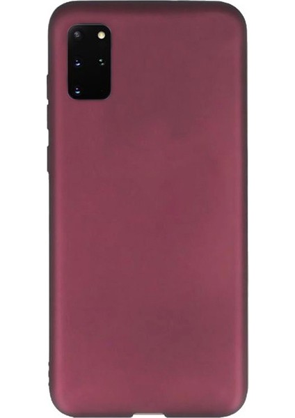Samsung Galaxy S20 Plus Kılıf Premier Silikon Esnek Koruma Mürdüm