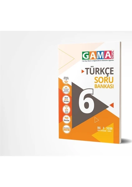 Gama Yayınları 6. SınıfTürkçe Soru Bankası