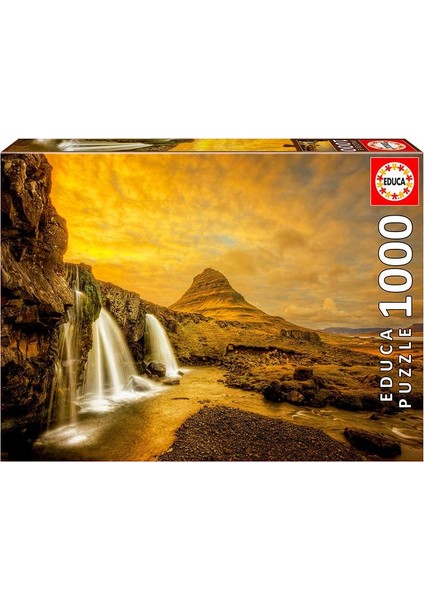 Kirkjufellsfoss Waterfall 1000 Parça Puzzle NO.17971