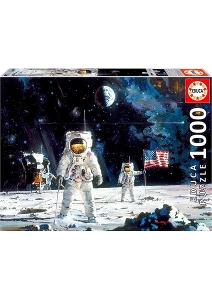 First Man On The Moon 1000 Parça Puzzle NO.18459