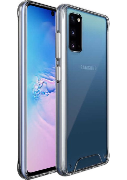 Samsung Galaxy S20 Kılıf Gard Ultra Sert Silikon Arka Kapak Şeffaf
