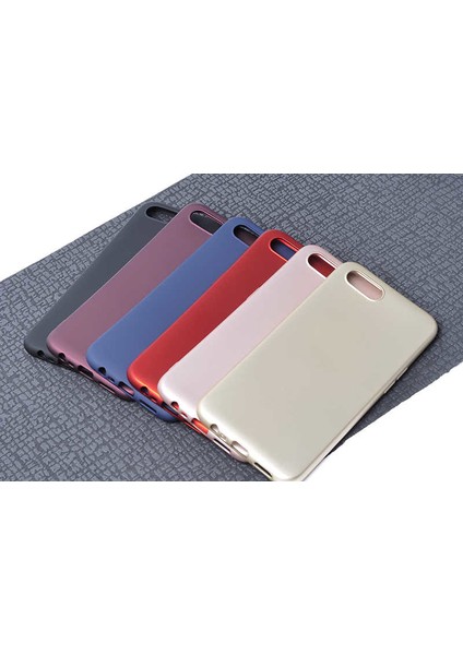 Realme C2 Kılıf Klasik Mat Renkli Yumuşak Premier Silikon + Cam Ekran Koruyucu Siyah fırsatları