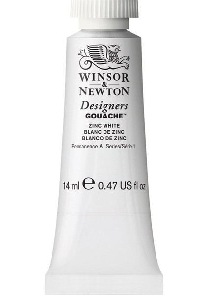 Winsor & Newton 748 Designers Guaj Boya 14 ml Zinc White S.1