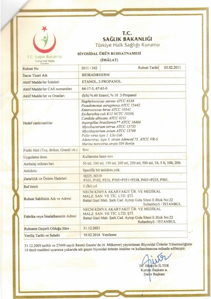 Derm Alkol Bazlı El ve Cilt Dezenfektanı 3x1000 ml fiyatları