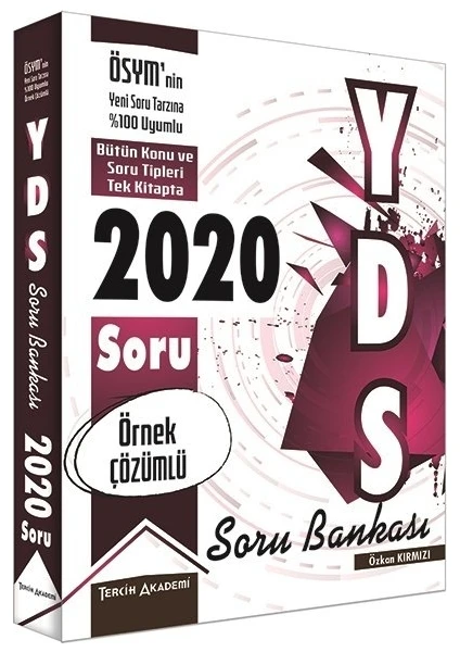 Tercih Akademi YDS 2020 Örnek Çözümlü Soru Bankası