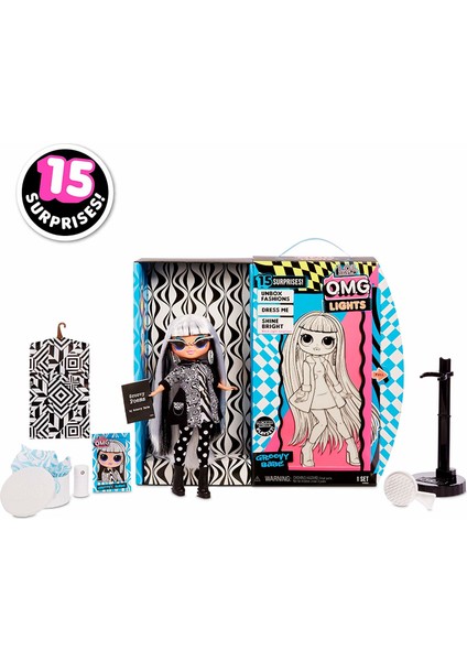 Surprise OMG Lights Çok Gizli Bebekler Neon 15 Sürpriz - Groovy Babe fırsatları