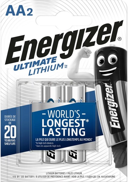 Ultimate Lithium Kalem Pil Aa 2'li