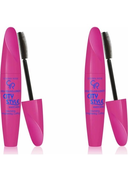 Maskara Mega Volume City Style x 2 Adet