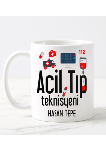 Acil Tıp Teknisyeni Kupa Bardağı