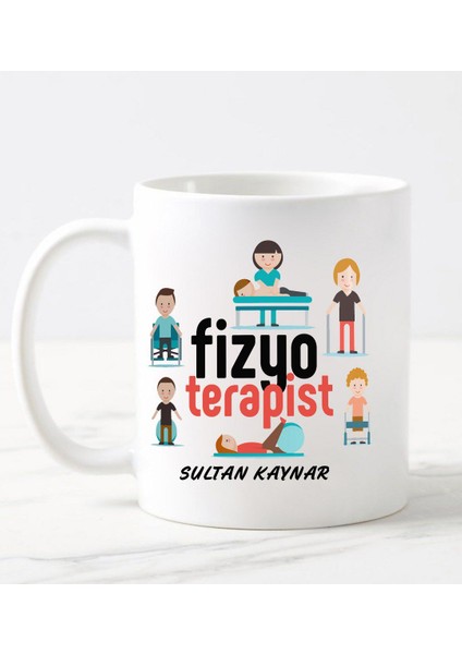 Fizyoterapist Kupa Bardağı Beyaz