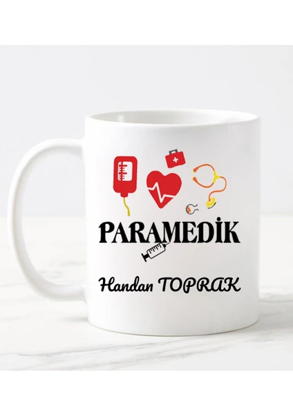 Nil Hediye Paramedik Kupa Bardağı Beyaz