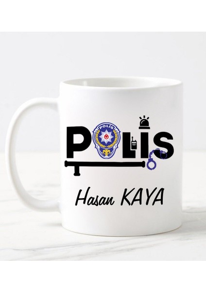 Polis Kupa Bardağı Beyaz