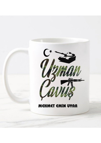 Uzman Çavuş Kupa Bardağı Beyaz