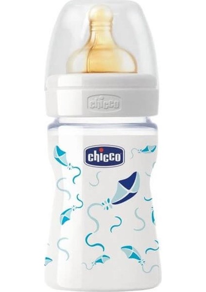 Kauçuk Emzikli Cam Biberon 150 ml