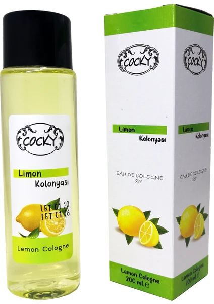 Limon Kolonyası 200 ml 80 Derece