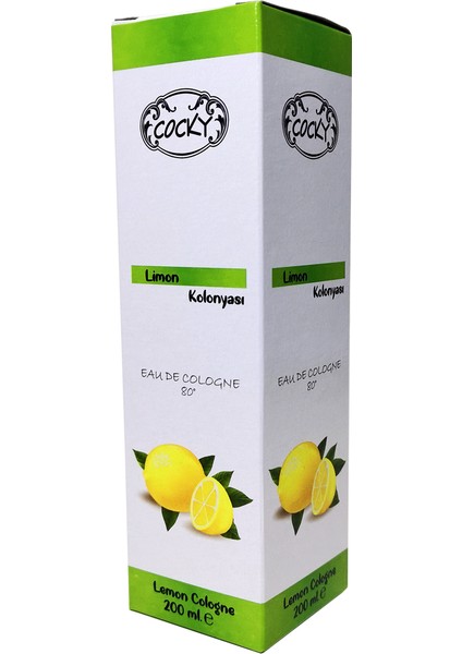 Limon Kolonyası 200 ml 80 Derece