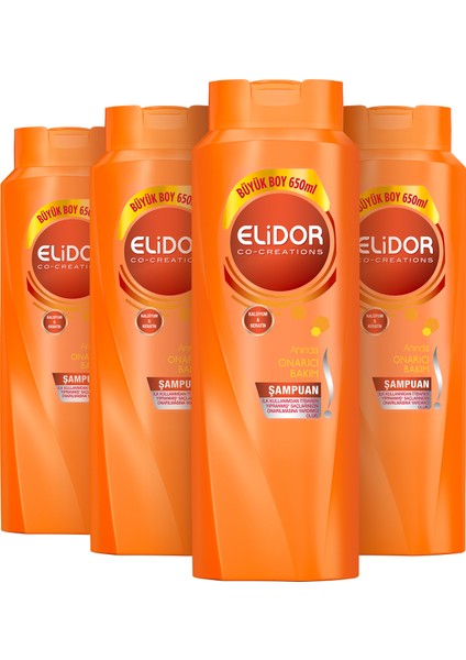 Anında Onarıcı Bakım Saç Bakım Şampuanı 650 ml x4 fiyatları