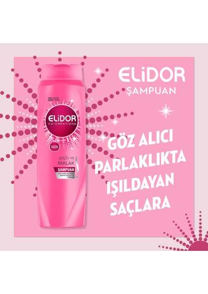 Güçlü ve Parlak Saç Bakım Şampuanı 650ml x4