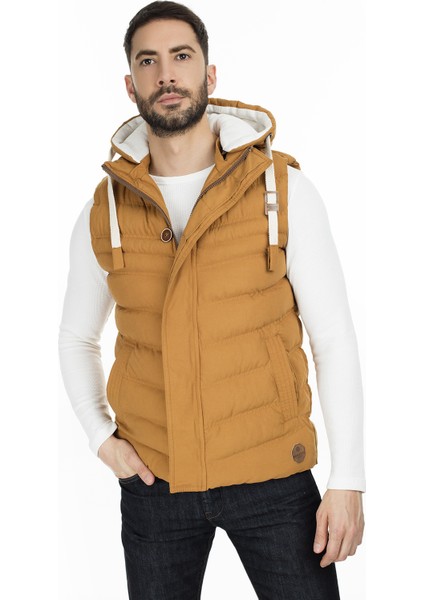 Kapüşonlu Slim Fit Yelek Erkek Yelek 556B5618