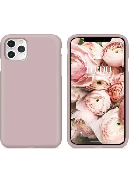 Apple iPhone 11 Pro Logosuz Lansman Kılıf Rose Gold