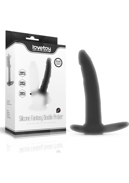 Çift Yönlü Ilişi Için Silikon Realistik Anal Penis Plug