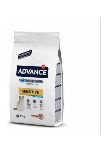 Sensitive Somonlu Kısır Kedi Maması 1,5 kg