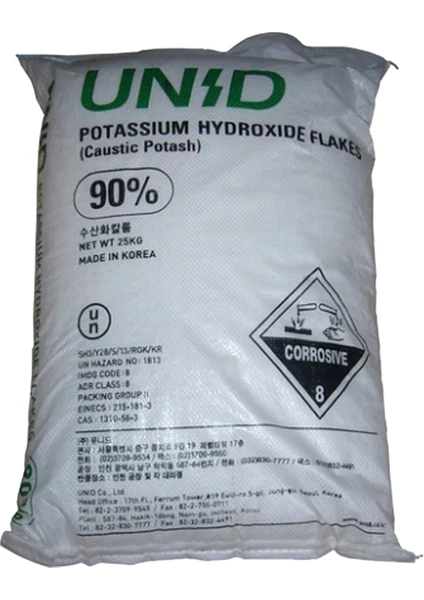 Potasyum Hidroksit  Koh  10 kg