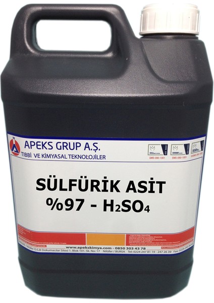 Sülfürik Asit  %97  H2SO4  5 kg