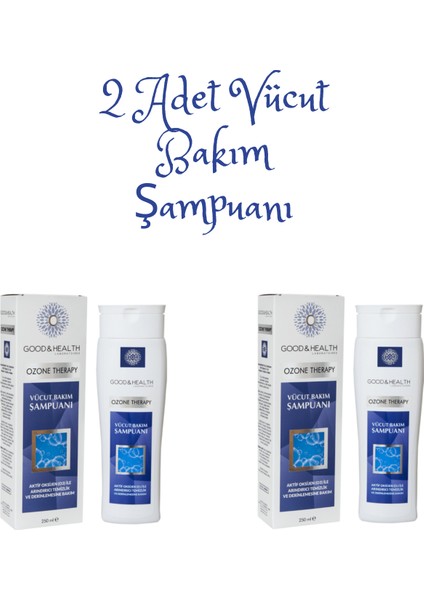 Vücut Bakım Şampuanı Ozone Therapy 250 ml X2 Adet