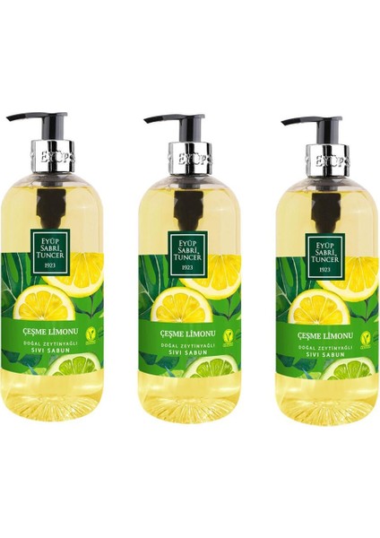 Sıvı Sabun Çeşme Limonu 500 ml x 3 Adet