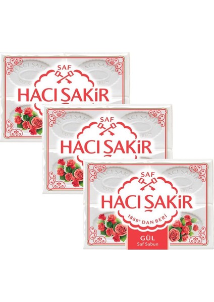 Gül Kalıp Sabun 4 x 150 gr x 3 Adet