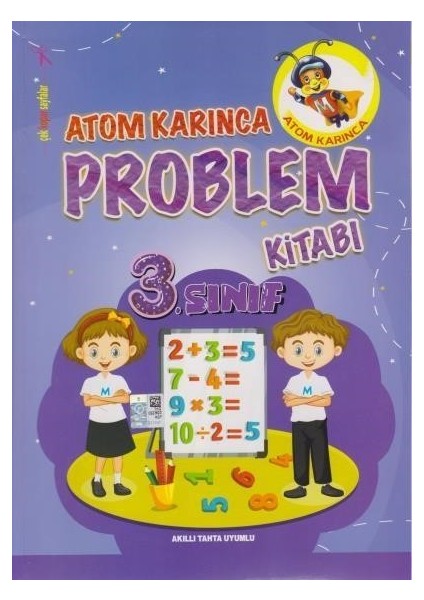 Atom Karınca Yayınları 3. Sınıf Problemler Kitabı-Yeni - Ahmet Çelikkol