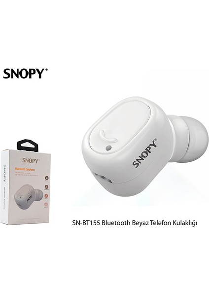 SN-BT155 Bluetooth Beyaz Kulaklık