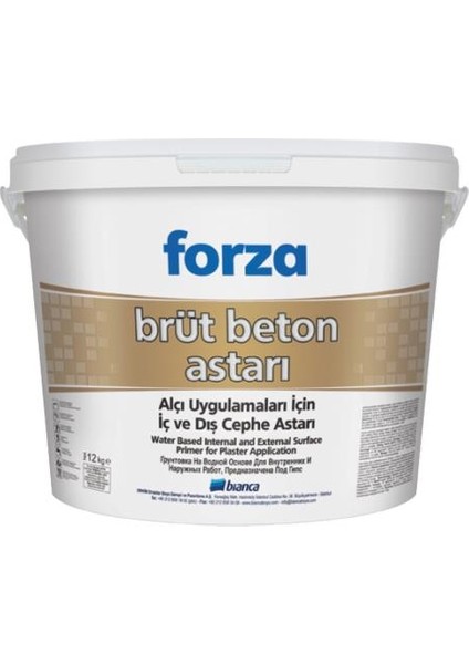 Forza Brüt Beton Astarı 12 kg Yeşil