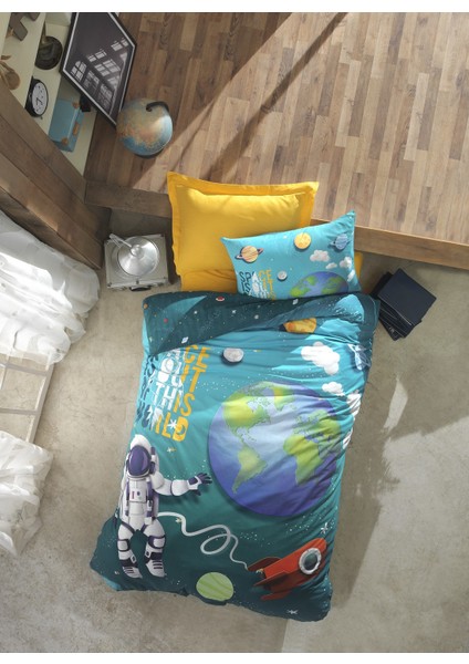 Junior Tek Kişilik Ranforce Nevresim Takımı - Little Astron