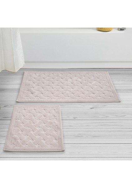 Conexos Cotton 2'li Paspas Seti Klozet Takımı Vizon