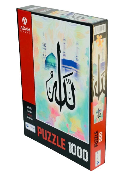 Adam Games Allah Lafzı 1000 Parça Puzzle 48 x 68 cm