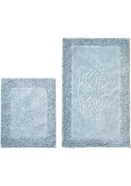 Salina Cotton Makarnalı Yıkanabilir 2'li Paspas Seti Klozet Takımı Gri fiyatları