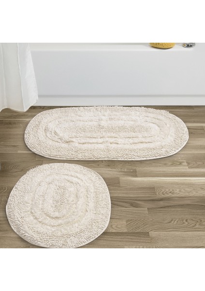 Trio Bukle & Cotton 2'li Paspas Krem