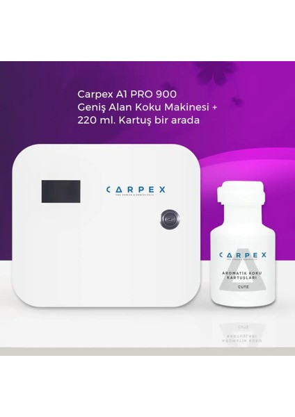 A1 Pro 900 Geniş Alan Koku Makinesi + 220 ml Koku Kartuşu Oriental Blossom