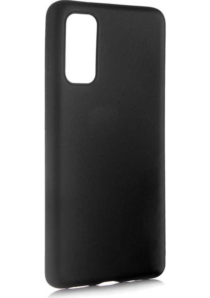 Samsung Galaxy S20 Kılıf Mat Premium Silikon Kılıf - Siyah + Tam Kaplayan 6d Polymer Nano Ekran Koruyucu