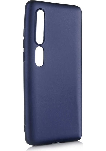 Xiaomi Mi 10 Kılıf Mat Premium Silikon Kılıf - Lacivert