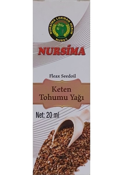 Keten  Tohumu Yağı 20 ml