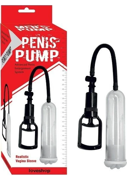 Penis Pump Realistik Vajina Girişli Vakum Penis Pompası