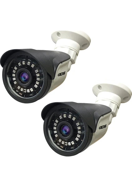 Ids - 5mp Lens 1080P Ahd Fullhd Güvenlik Kamerası - 18 Nano LED Gece Görüşlü - Su Geçirmez